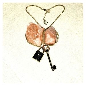 Victoria's Secret Lock & Key Necklace